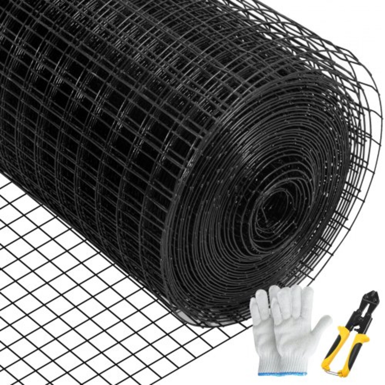 Black Galvanized Steel Vinyl-Coated Hardware Cloth Wire Mesh Roll